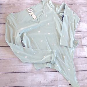 Victoria’s Secret Pink Daisy Print Bodysuit